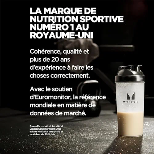 Myprotein Impact Whey Protein - Vanille | 30 portions | Jusqu'à 23 g de protéines par portion | Faible en matières grasses et en sucre | Idéal pour la croissance et le maintien de la masse musculaire