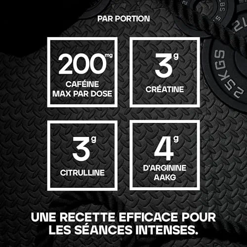 Bulk Poudre Pré-Workout Dope, Punch aux Fruits