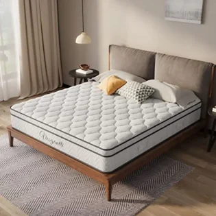 amz-51u5tjdkcdl-6e3208ea Vesgantti Matelas 160x200cm, 26cm Épaisseur, Matelas à Ressorts Ensachés Indépendant, Multicouches Extra Confort 7 Zones, Ferme Moyenne, Orthopédique, Oeko-tex (H3, Box-Top)