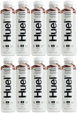 amz-51x5qrlqd5l-7773a35e 10 x 500 ml Café glacé végétalien Caramel Fruit Boisson Naturel Smoothie Repas Vitamines Minéraux Faible teneur en sucre Jus de protéines