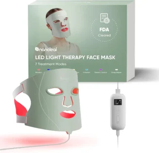 Nanoleaf Masque LED, Luminothérapie pour Visage, 7 Modes, 432 LEDs