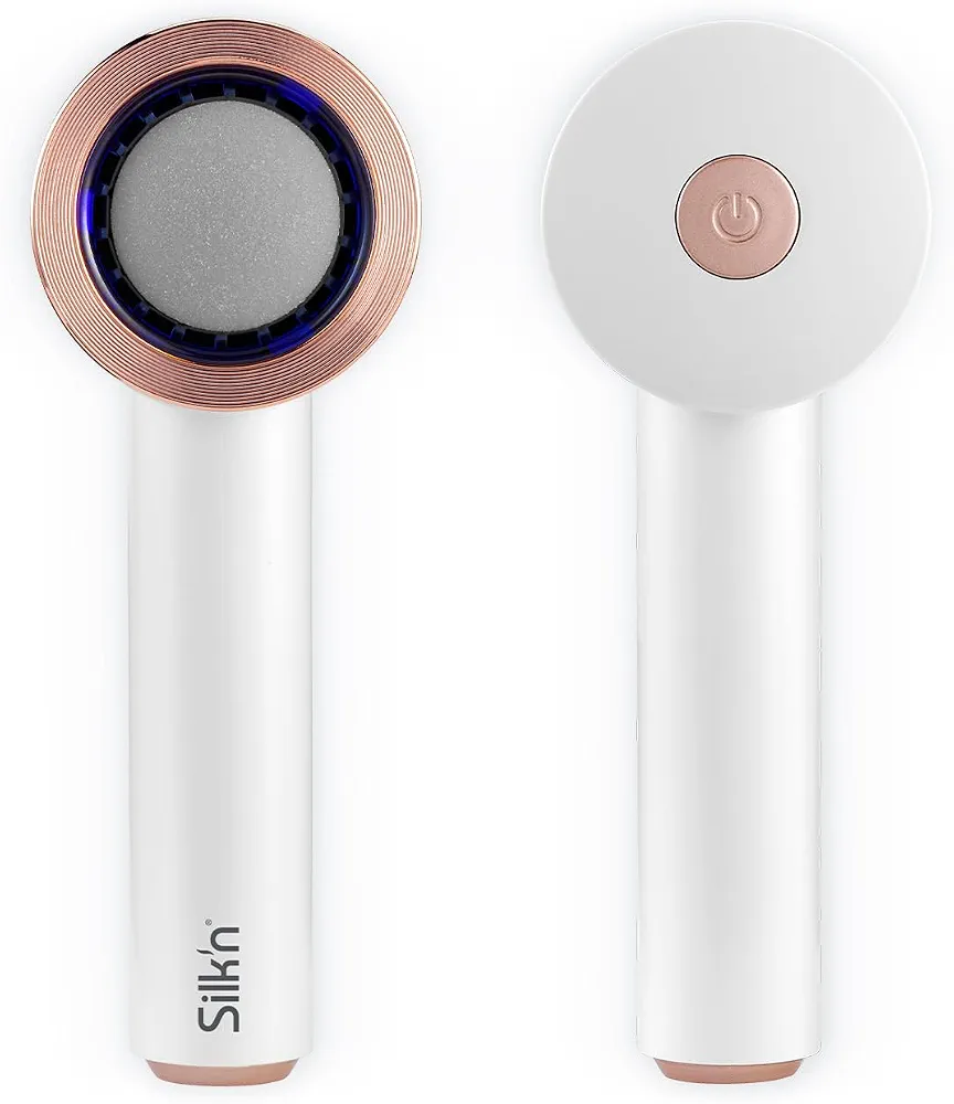 Silk'n VacuPedi Râpe Anti-Callosités Électrique Aspiration Or Rose USB-C