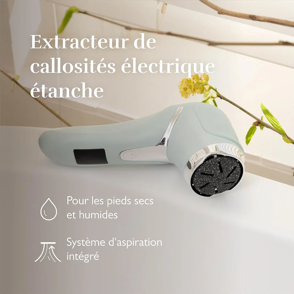 Silk'n FreshPedi Râpe Pieds Anti-Callosités Étanche 3 Disques Menthe