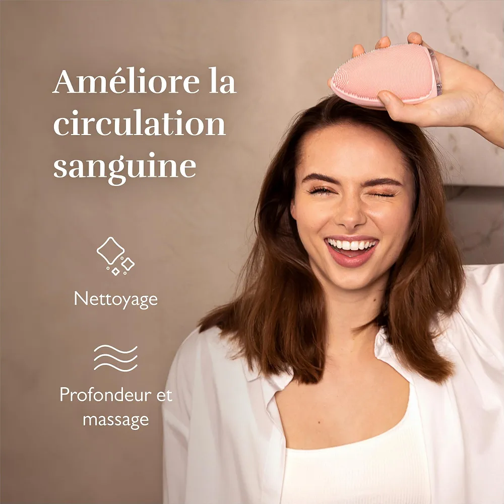 Silk'n - Brosse Nettoyante Visage - Bright - Soins ultra-hygiéniques - Élimine les impuretés - Rose